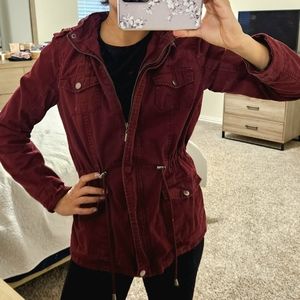 New Look utility wine jacket